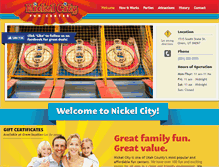 Tablet Screenshot of nickelcityorem.com